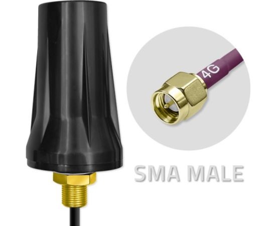 Qoltec 57042 4G LTE DUAL antenna | 7dBi | omnidirectional | outdoor