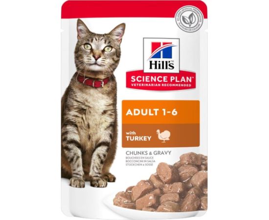 HILL'S Science Plan Adult with turkey - wet cat food - 85g