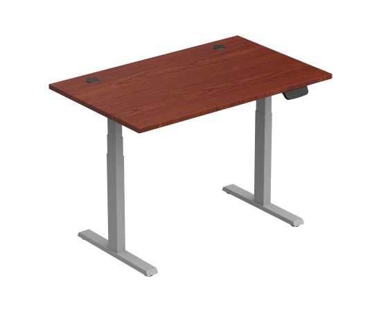 Adjustable Height Table Up Up Thor Gray, Table top M Dark Walnut