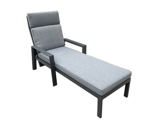 Deck chair CASPER grey