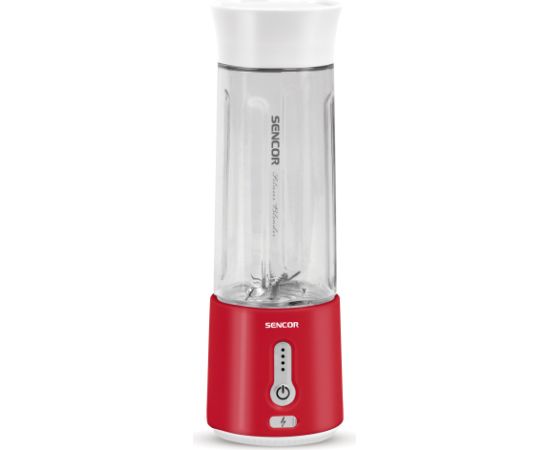 Battery-powered smoothie blender Sencor SBL134RD, red