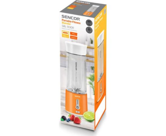 Battery-powered smoothie blender Sencor SBL133OR, orange