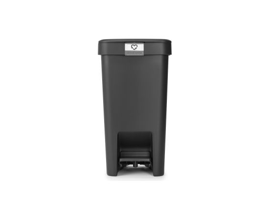 BRABANTIA atkritumu tvertne ar pedāli StepUp, 10 l, Dark Grey - 800344