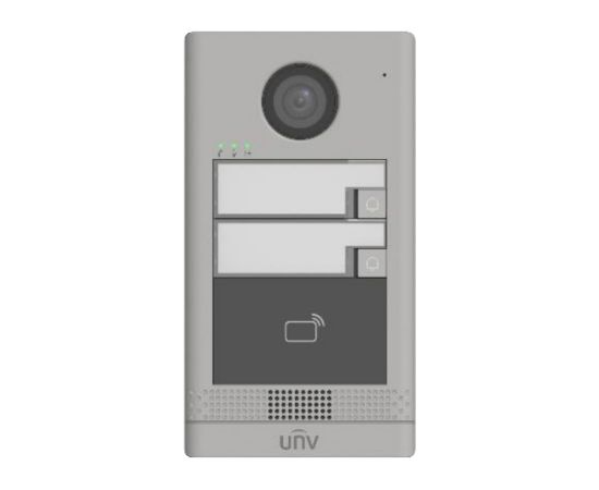 Uniview OEU-202S-HMK2 ~ UNV Ārējais IP video domofona ieejas panelis ar PoE un RFID nolasītāju 10000 kartes virsapmetuma Linux