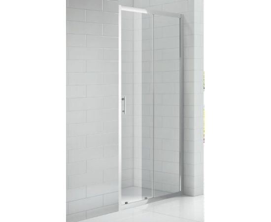 dušas durvis OBD2, 1000 mm, h=1850, briliants/caurspīdīgs stikls
