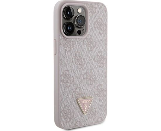 Guess Leather 4G Diamond Triangle Back Case Защитный Чехол для Apple iPhone 15 Pro Max