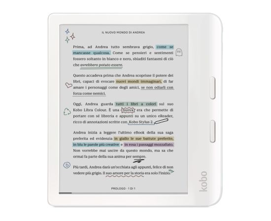 Rakuten Kobo Libra Colour e-book reader Touchscreen 32 GB Wi-Fi White