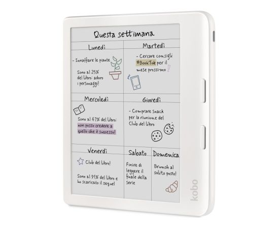 Rakuten Kobo Libra Colour e-book reader Touchscreen 32 GB Wi-Fi White