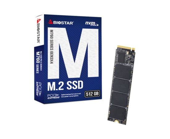 Dysk SSD Biostar M760 512GB SSD Cietie Diski (Solid state drive)