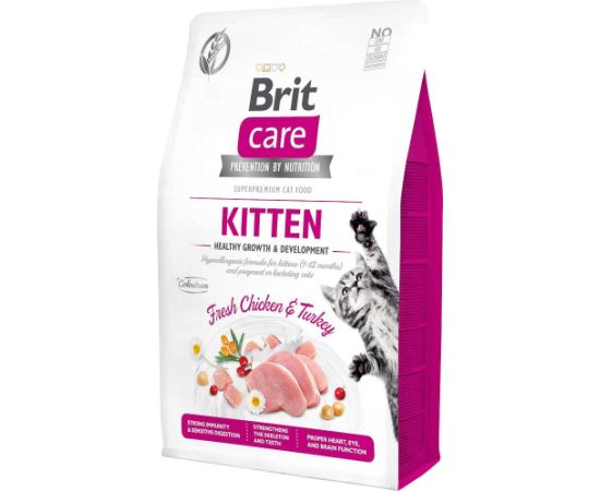 BRIT Care Kitten Fresh Chicken with Turkey - dry cat food - 2 kg