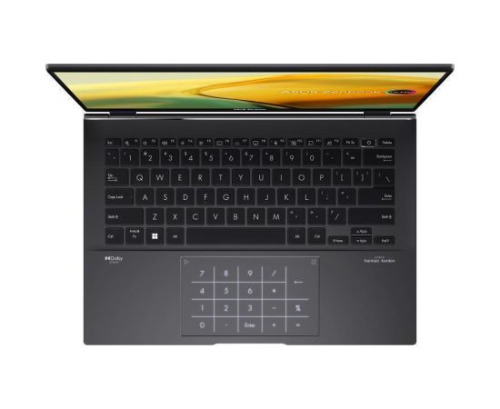 Notebook ASUS ZenBook Series UM3402YA-KM774W CPU  Ryzen 5 7430U 2300 MHz 14" 2880x1800 RAM 16GB LPDDR4x SSD 512GB AMD Radeon Graphics Integrated ENG NumberPad Card Reader microSD Windows 11 Home Black 1.35 kg 90NB0W95-M01D90