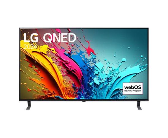 TV Set LG 55" 4K/Smart 3840x2160 Wireless LAN Bluetooth webOS 55QNED85T3C 100Hz