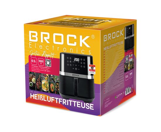 Brock Gaisa fritieris, 6,5L, 220-240V, ~50Hz, 1800W