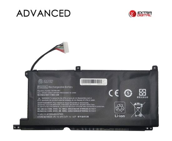 Extradigital Notebook Battery HP PG03XL, 4150mAh, Extra Digital Advanced