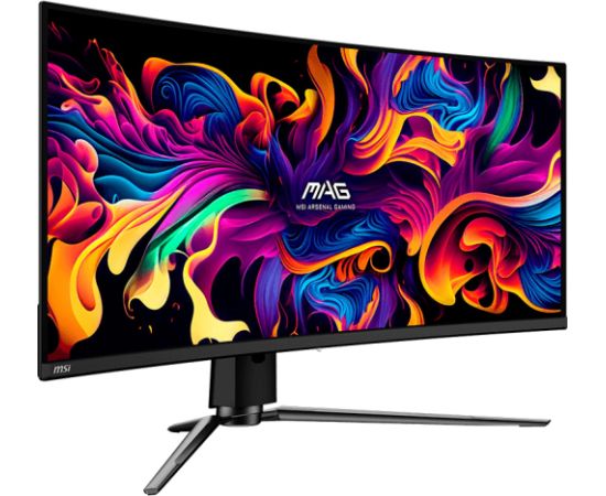 MSI MAG 341CQPDE QD-OLED, gaming monitor - 34.2 - black, UWQHD, QD-OLED, curved, Adaptive-Sync, HDR, 175Hz panel