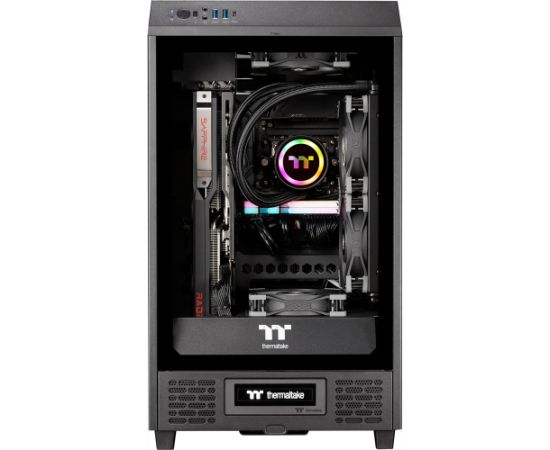 Thermaltake Toughline T200A Black, gaming PC (black/transparent, Windows 11 Home 64-bit)