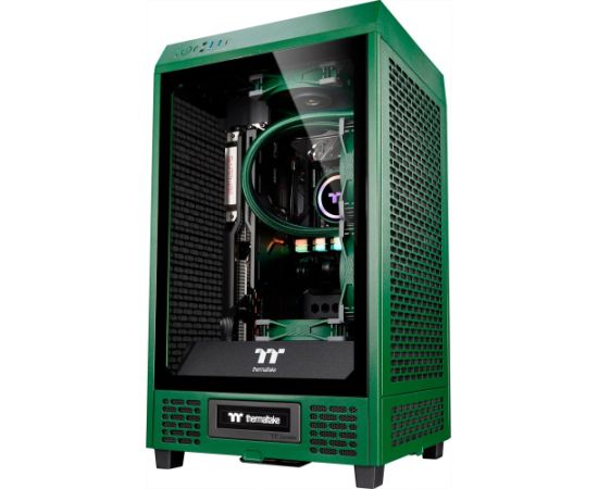 Thermaltake Toughline T200A Racing Green, gaming PC (green/transparent, Windows 11 Home 64-bit)