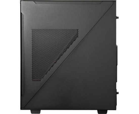 Thermaltake Titan Black, gaming PC (black/transparent, Windows 11 Home 64-bit)