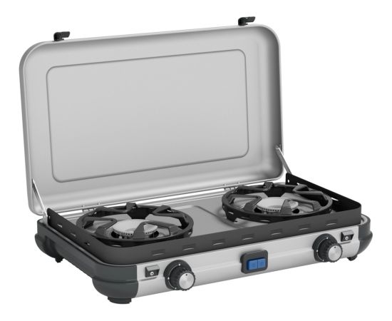 Campingaz Camping Kitchen 2 Maxi CV, gas cooker (grey, 2 hobs 2x 1.8 kW, for CV470 Plus)