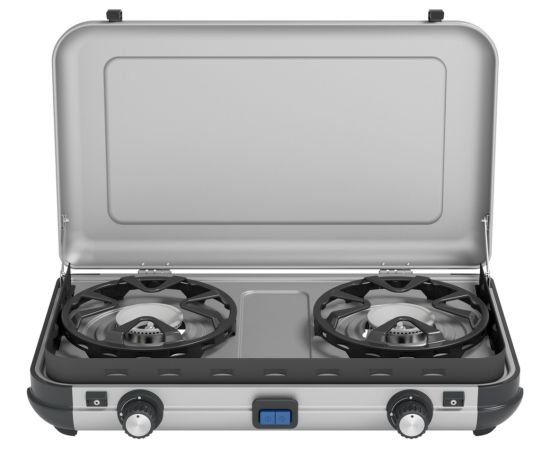 Campingaz Camping Kitchen 2 Maxi CV, gas cooker (grey, 2 hobs 2x 1.8 kW, for CV470 Plus)