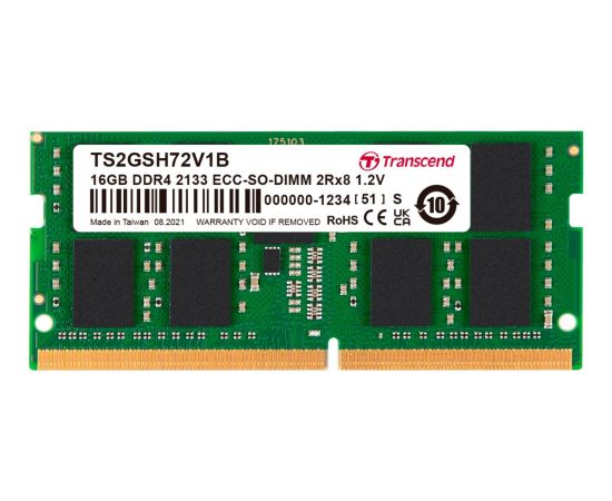 Transcend DDR4 - 16GB - 2133 - CL - 15, Single RAM (green, TS2GSH72V1B)