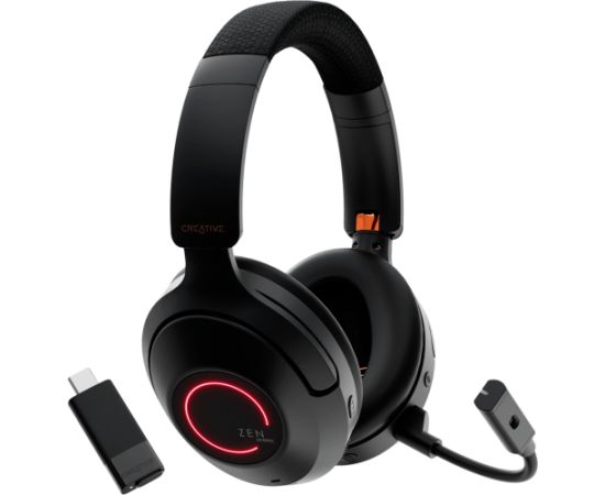 Creative Zen Hybrid Pro Classic, gaming headset (black, ANC, Bluetooth, USB-C)