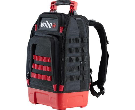 Wiha tool backpack electric set, tool set (black/red, 27 pieces, with backpack)