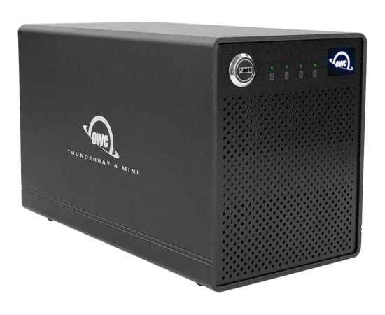 OWC ThunderBay 4 mini, drive enclosure (black, Professional Grade 4-Drive HDD/SSD Thunderbolt 3 Enclosure)