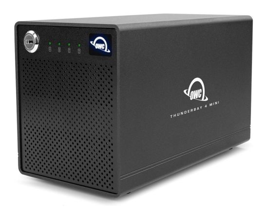 OWC ThunderBay 4 mini, drive enclosure (black, Professional Grade 4-Drive HDD/SSD Thunderbolt 3 Enclosure)