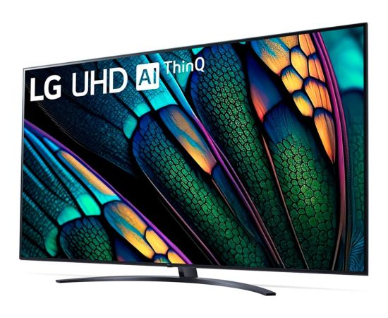 LG 86UR81006LA, LED television - 86 - black, UltraHD/4K, HDR, triple tuner