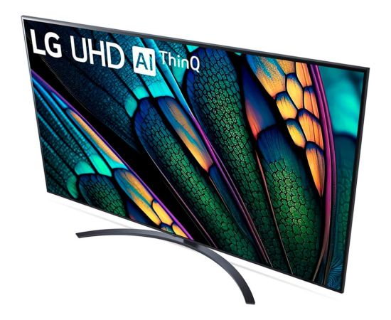 LG 86UR81006LA, LED television - 86 - black, UltraHD/4K, HDR, triple tuner