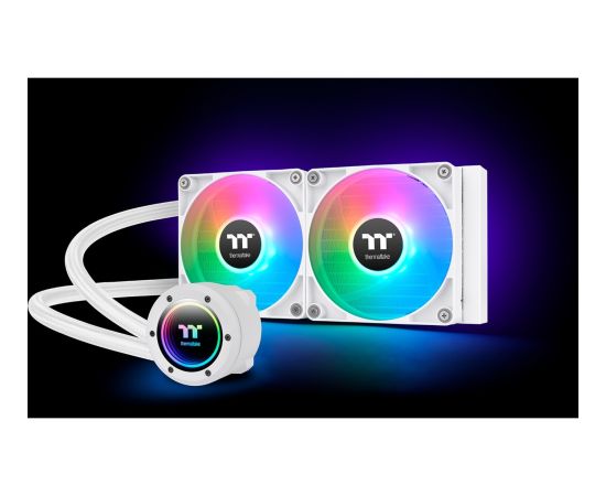 Thermaltake TH240 V2 ARGB Sync All-In-One Liquid Cooler Snow Edition, water cooling (white)