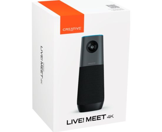 Creative Live! Meet 4K, webcam (black, 4K, 4 omnidirectional microphones)
