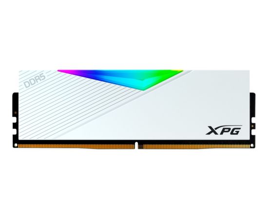 ADATA DDR5 - 32GB - 6400 - CL - 32, Single RAM (white, AX5U6400C3232G-CLARWH, Lancer RGB, INTEL XMP)