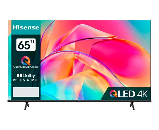 Hisense 65E77KQ PRO, LED TV - 65 - silver, UltraHD/4K, triple tuner, HDR10+, WLAN, LAN, Bluetooth, 120Hz panel