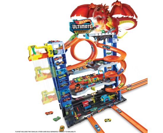 Hot Wheels City Ultimate Garage 23, play building ((Incl. 2 Hot Wheels vehicles))