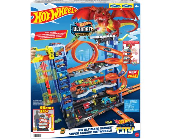 Hot Wheels City Ultimate Garage 23, play building ((Incl. 2 Hot Wheels vehicles))
