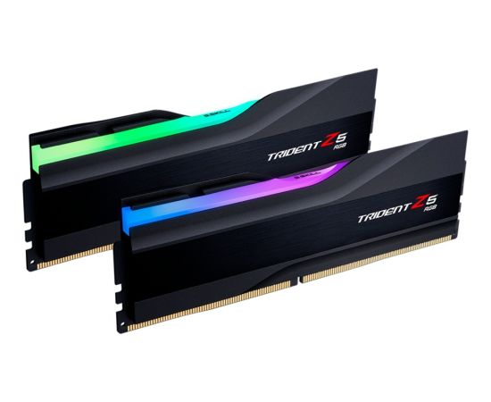 G.Skill DDR5 - 48GB - 7600 - CL - 38 (2x 24 GB) dual kit, RAM (black, F5-7600J3848F24GX2-TZ5RK, Trident Z5 RGB, INTEL XMP)