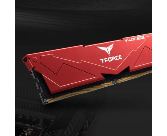 Team Group DDR5 32GB - 5200 - CL - 40 - Dual-Kit - FLRD532G5200HC40CDC01, VULCAN, XMP, red