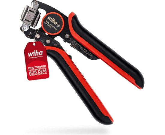 Wiha Automatic crimping tool, crimping pliers (black/red, 0.08 to 16mm)