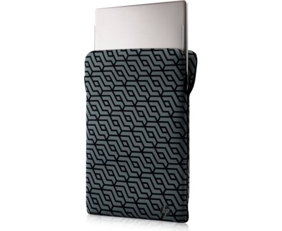 HP Reversible Protective 15.6-inch Geo Laptop Sleeve 15.6" Sleeve case Black, Gray