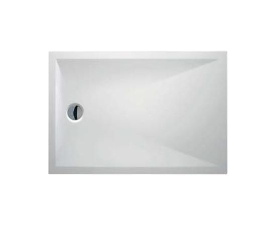 dušas paliktnis Marmo Neo Square, 800x900 mm, h=30, balta akmens masas Dušas vanniņas