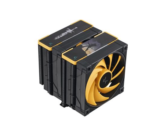 DeepCool AK620 Zero Dark Zoria Processor Air cooler 12 cm Black, Yellow 1 pc(s)