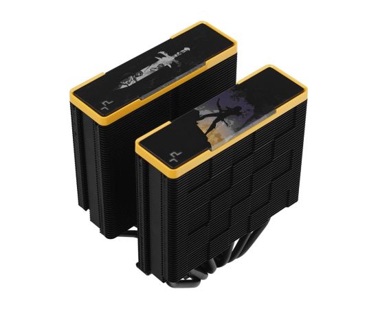 DeepCool AK620 Zero Dark Zoria Processor Air cooler 12 cm Black, Yellow 1 pc(s)