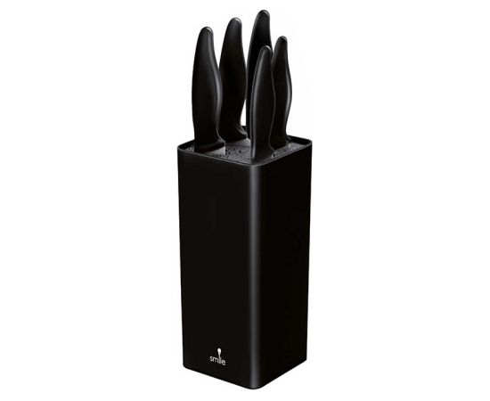 Smile SNS-6 6-piece block knife set black