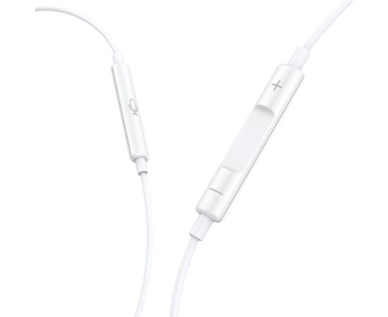 Wired in-ear headphones Vipfan M14, USB-C, 1.1m (white)