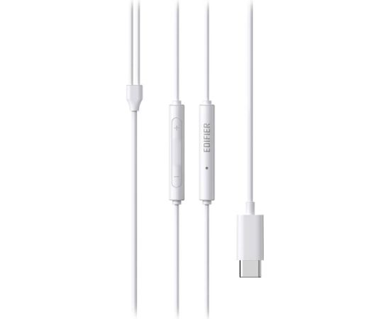 Wired earphones Edifier P180 USB-C (white)