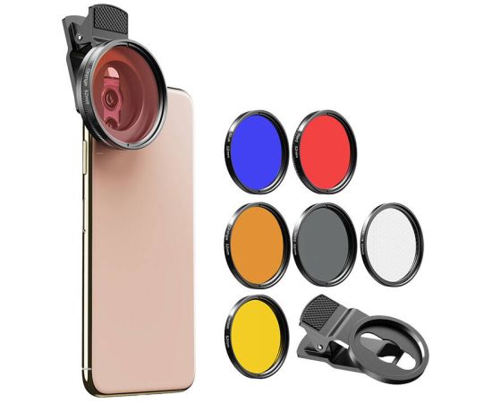 Mobile filter lens kit APEXEL APL-52UV-7F 52mm 7in1