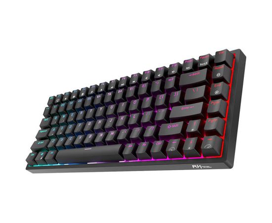 Wireless mechanical keyboard Royal Kludge RK84 RGB, Red switch (black)