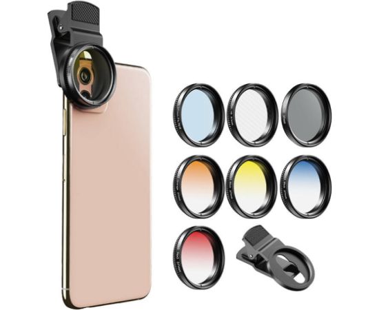 Mobile filter lens kit APEXEL APL-37UV-7G 37mm